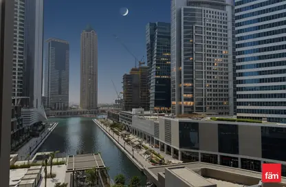 Apartment - Studio - 1 Bathroom for rent in Peninsula One - Peninsula - Business Bay - Dubai