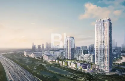 شقة - غرفة نوم - 2 حمامات للبيع في ديزاين كوارتر برج ب - ديزاين كوارتر - دبي ديزاين ديستريكت - دبي