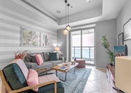Living Room image for: Apartment - 2 bedrooms - 2 bathrooms for rent in Princess Tower - Dubai Marina - Dubai, Image 1