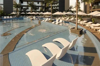 Apartment - 2 Bedrooms - 3 Bathrooms for sale in Butterfly Towers - Arjan - Dubai