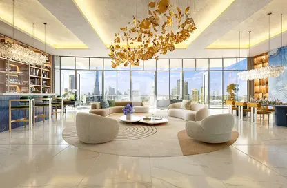 Living / Dining Room image for: Apartment - 1 Bedroom - 2 Bathrooms for sale in Imperial Avenue - Downtown Dubai - Dubai, Image 1