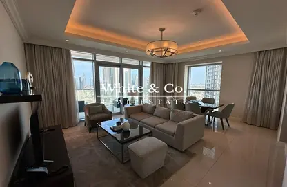 Living / Dining Room image for: Apartment - 2 Bedrooms - 3 Bathrooms for rent in The Address Residence Fountain Views 1 - The Address Residence Fountain Views - Downtown Dubai - Dubai, Image 1