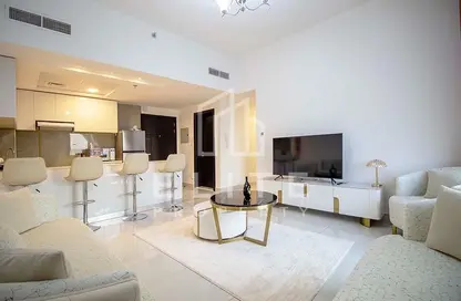 Living Room image for: Apartment - 2 Bedrooms - 2 Bathrooms for sale in Equiti Residence - Jebel Ali Village - Jebel Ali - Dubai, Image 1