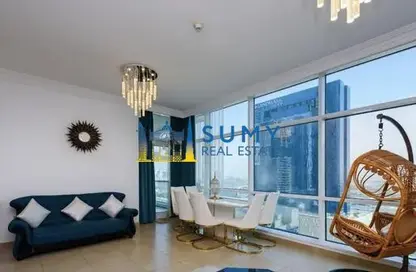 Apartment - 2 Bedrooms - 3 Bathrooms for rent in MAG 218 - Dubai Marina - Dubai