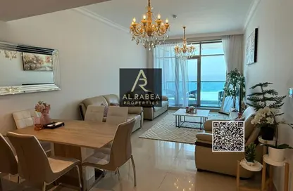 Apartment - 1 Bedroom - 2 Bathrooms for rent in Corniche Tower - Ajman Corniche Road - Ajman