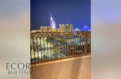 Balcony image for: Apartment - 2 Bedrooms - 2 Bathrooms for rent in Asayel - Madinat Jumeirah Living - Umm Suqeim - Dubai, Image 1