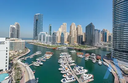 شقة - غرفة نوم - 2 حمامات للايجار في نجمة المارينا - دبي مارينا - دبي