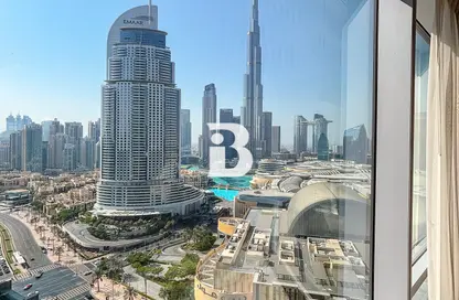 شقة - غرفة نوم - 2 حمامات للايجار في العنوان رزيدنس فاونتن فيوز  2 - العنوان رزيدنس فاونتن فيوز - دبي وسط المدينة - دبي