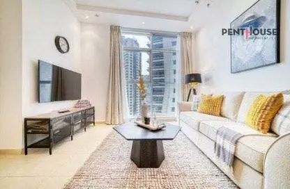 Apartment - 1 Bedroom - 2 Bathrooms for sale in Skyview Tower - Dubai Marina - Dubai