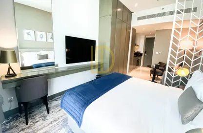 Apartment - Studio - 1 Bathroom for rent in PRIVE BY DAMAC (B) - DAMAC Maison Privé - Business Bay - Dubai
