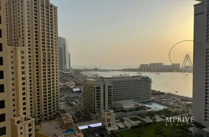 Apartment - 3 Bedrooms - 4 Bathrooms for rent in Al Fattan Marine Towers - Jumeirah Beach Residence - Dubai