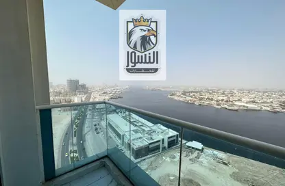 Balcony image for: Apartment - 1 Bathroom for rent in Oasis Tower - Al Rashidiya 1 - Al Rashidiya - Ajman, Image 1
