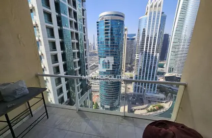 شقة - 1 حمام للايجار في ليك فيو - (JLT) مجمع B - أبراج بحيرة الجميرا - دبي