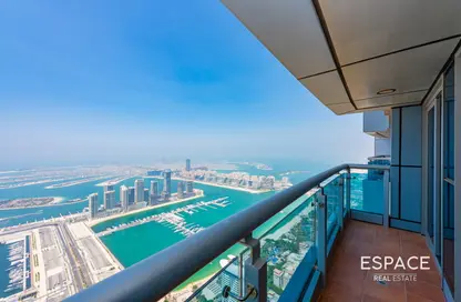 Apartment - 1 Bedroom - 2 Bathrooms for rent in Princess Tower - Dubai Marina - Dubai