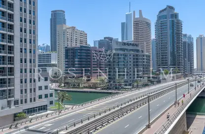 شقة - غرفة نوم - 2 حمامات للايجار في برج التألق 3 - أبراج البريق - دبي مارينا - دبي