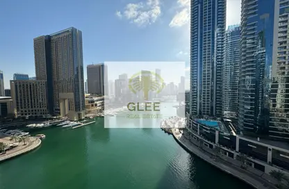 Water View image for: Apartment - 2 Bedrooms - 3 Bathrooms for rent in Continental Tower - Dubai Marina - Dubai, Image 1