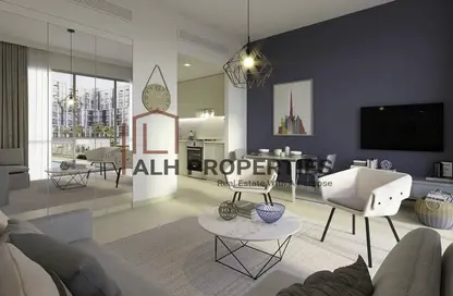 Living Room image for: Apartment - 1 Bathroom for sale in Liva - Town Square - Dubai, Image 1