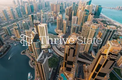 Apartment - Studio - 1 Bathroom for sale in Pelagos by IGO - Dubai Marina - Dubai