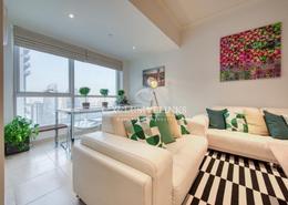 Living / Dining Room image for: Apartment - 2 bedrooms - 2 bathrooms for sale in Marina Heights - Dubai Marina - Dubai, Image 1