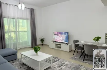 شقة - 2 غرف نوم - 3 حمامات للايجار في برج النعيمية ون - النعيمية - عجمان