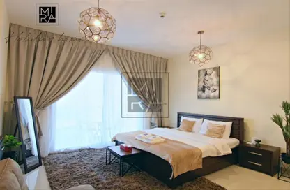 صورة لـ غرفة- غرفة النوم شقة - 1 حمام للايجار في AG برج - الخليج التجاري - دبي ، صورة رقم 1