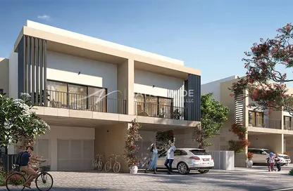 Outdoor Building image for: Townhouse - 2 Bedrooms - 3 Bathrooms for sale in The Dahlias - Yas Acres - Yas Island - Abu Dhabi, Image 1