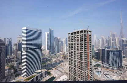 Apartment - Studio - 1 Bathroom for rent in Peninsula Five - Peninsula - Business Bay - Dubai