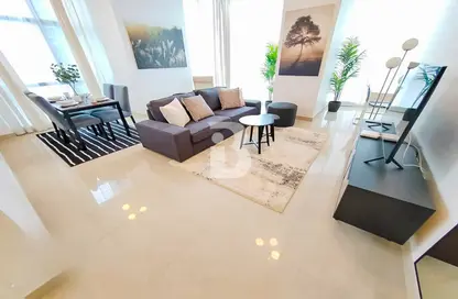 Living Room image for: Apartment - 1 Bedroom - 1 Bathroom for sale in Al Maryah Vista - Al Maryah Island - Abu Dhabi, Image 1