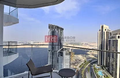 Balcony image for: Apartment - 2 Bedrooms - 2 Bathrooms for rent in Address Harbour Point - Dubai Creek Harbour (The Lagoons) - Dubai, Image 1