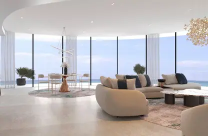 Living Room image for: Apartment - 4 Bedrooms - 5 Bathrooms for sale in Sea La Vie - Yas Bay - Yas Island - Abu Dhabi, Image 1