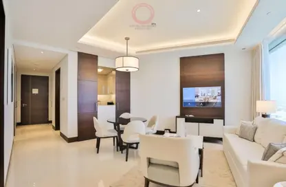 شقة - غرفة نوم - 2 حمامات للايجار في فندق العنوان- سكاي فيو 2 - أبراج العنوان سكاي فيو - وسط مدينة دبي - دبي