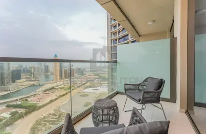 Balcony image for: Apartment - 1 Bathroom for sale in Aykon City Tower B - Aykon City - Business Bay - Dubai, Image 1