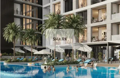 شقة - غرفة نوم - 2 حمامات للبيع في مساكن كورنيش عجمان - طريق كورنيش عجمان - عجمان