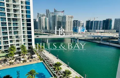 Apartment - Studio - 1 Bathroom for rent in Damac Maison Prive A - Damac Maison Prive - Business Bay - Dubai