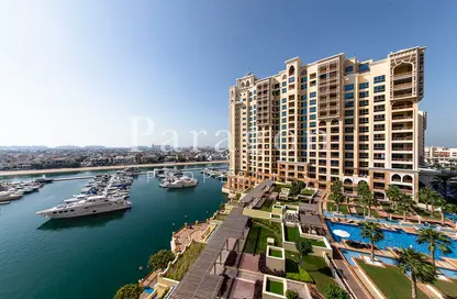 Water View image for: Apartment - 2 Bedrooms - 2 Bathrooms for rent in Marina Residences 1 - Marina Residences - Palm Jumeirah - Dubai, Image 1
