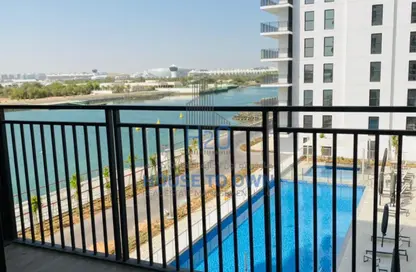 Apartment - Studio - 1 Bathroom for rent in Waters Edge - Yas Island - Abu Dhabi