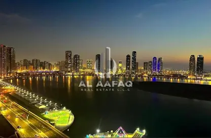شقة - 3 غرف نوم - 5 حمامات للايجار في برج أساس - الخان لاجون - الخان - الشارقة