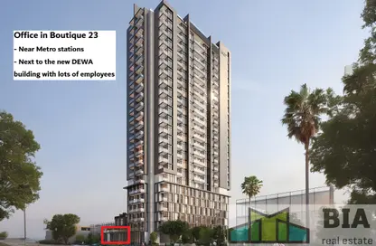 Office Space - Studio - 1 Bathroom for sale in Boutique 23 - Al Jaddaf - Dubai