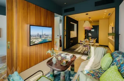 شقة - غرفة نوم - 2 حمامات للايجار في ماما شيلتر ريزيدنسز - الخليج التجاري - دبي