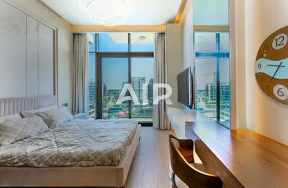 Apartment - Studio - 1 Bathroom for rent in AZIZI Riviera 48 - Meydan One - Meydan - Dubai