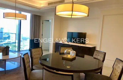 Dining Room image for: Apartment - 1 Bedroom - 2 Bathrooms for rent in Kempinski BLVD - Downtown Dubai - Dubai, Image 1