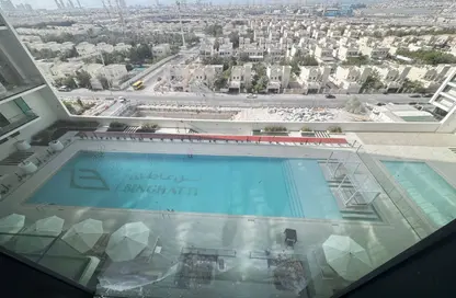 Apartment - Studio - 1 Bathroom for rent in Binghatti Azure - Jumeirah Village Circle - Dubai