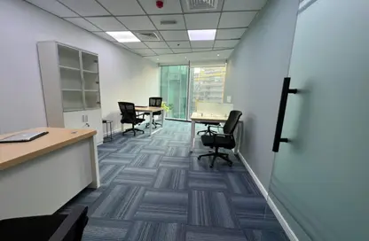 Office Space - Studio - 1 Bathroom for rent in The Binary Tower - Business Bay - Dubai