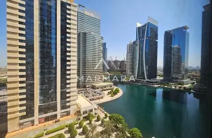 شقة - غرفة نوم - 2 حمامات للايجار في ابراج جرين ليك - (JLT) مجمع S - أبراج بحيرة الجميرا - دبي