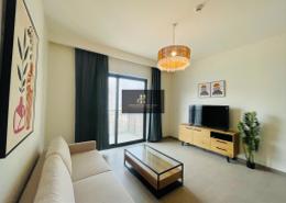 Living Room image for: Apartment - 1 bedroom - 1 bathroom for rent in Park Ridge Tower C - Park Ridge - Dubai Hills Estate - Dubai, Image 1