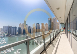 Apartment - 3 bedrooms - 4 bathrooms for rent in Silverene Tower A - Silverene - Dubai Marina - Dubai