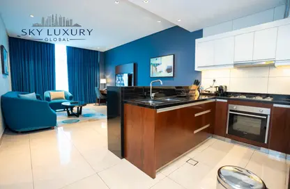 Hotel  and  Hotel Apartment - 1 Bedroom - 2 Bathrooms for rent in Royal Continental Suites - Business Bay - Dubai