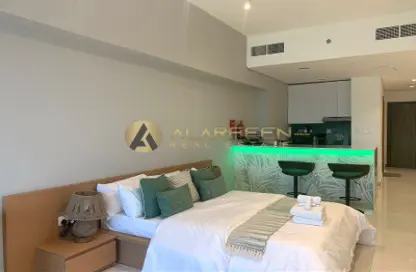 Apartment - 1 Bathroom for rent in Blue Waves Tower - Dubai Residence Complex - Dubai