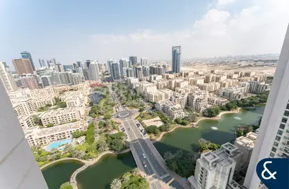شقة - غرفة نوم - 1 حمام للايجار في برج الجولف 3 - أبراج الجولف - ذا فيوز - دبي