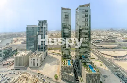 Office Space - Studio - 1 Bathroom for rent in The Prism - Business Bay - Dubai